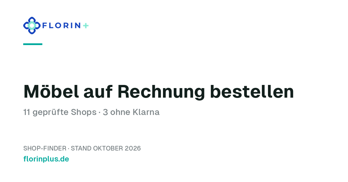 Möbel auf Rechnung bestellen: 11 geprüfte Shops 2026